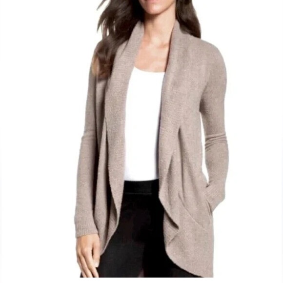 BAREFOOT DREAMS BAMBOO LONG SLEEVE COZYCHIC LITE CIRCLE LOUNGE CARDIGAN - Picture 1 of 10
